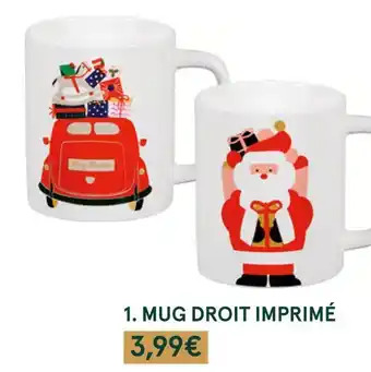 Mug droit imprimé