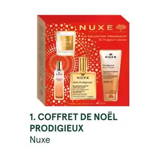 Monoprix Nuxe coffret de noël prodigieux offre