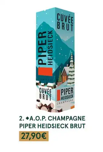 Monoprix A.o.p. champagne piper heidsieck brut offre