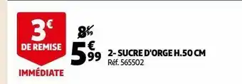 Auchan Sucre d'orge h.50 cm offre