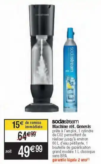 Eau gazeuse sodastream