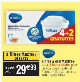 Migros Filtre à eau brita offre