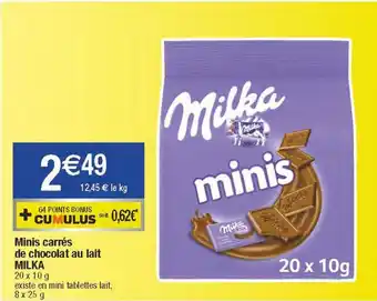 Migros Chocolat au lait milka offre