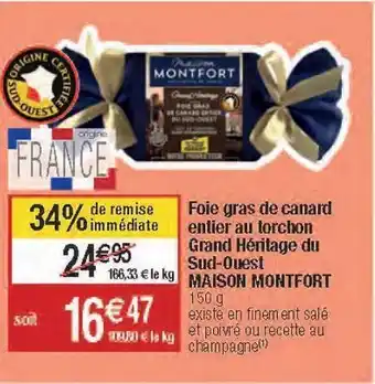 Migros Foie gras de canard offre