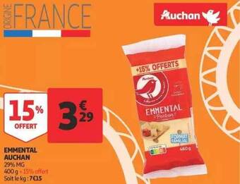 Auchan Emmental auchan offre