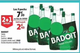 Auchan Badoit offre