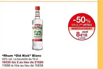 Monoprix Rhum offre
