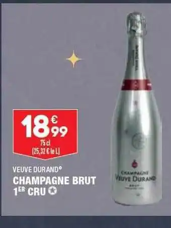 ALDI Veuve durand champagne brut 1er cru offre