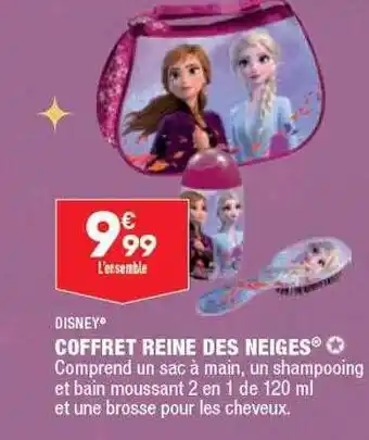 ALDI Disney coffret reine des neiges offre