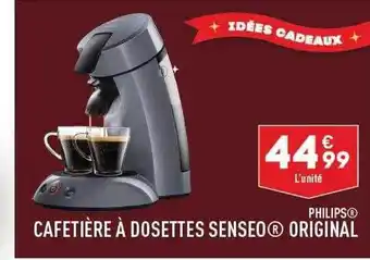 ALDI Philips cafetière à dosettes senseo original offre