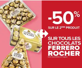Carrefour Market Chocolats Ferrero Rocher offre