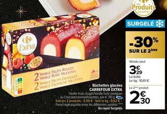 Carrefour Market Bûchettes Glacées Carrefour Extra offre