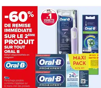 Carrefour Market Sur Tout Oral B offre
