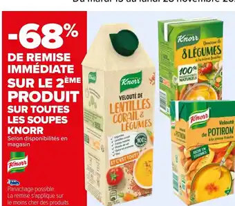 Carrefour Market Sur Toutes Les Soupes Knorr offre