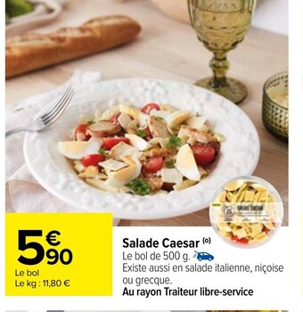 Carrefour Market Salade Caesar offre