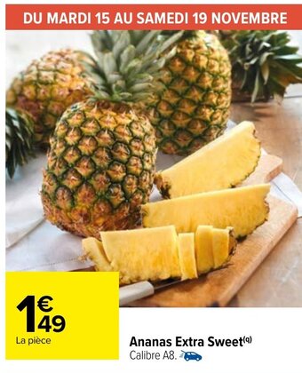 Carrefour Market Ananas Extra Sweet offre