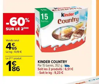 Carrefour Market Kinder Country offre