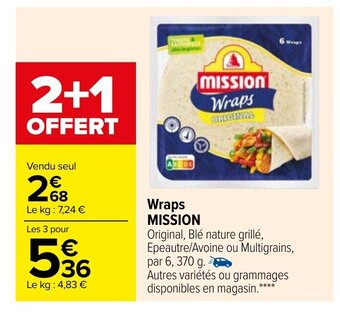 Carrefour Market Wraps Mission offre