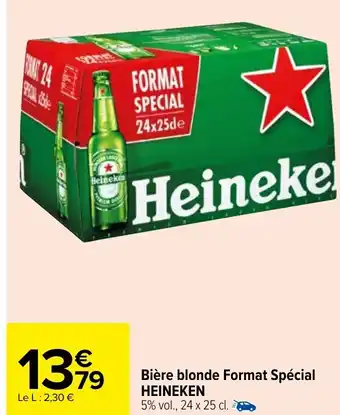Carrefour Market Bière Blonde Format Spécial Heineken offre
