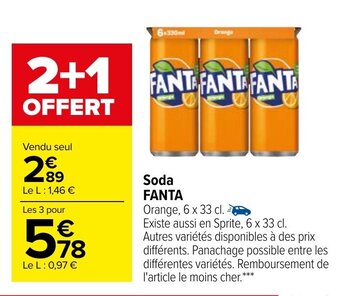 Carrefour Market Soda Fanta offre