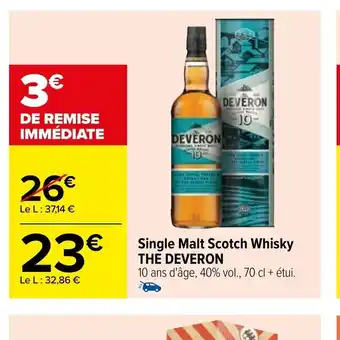 Carrefour Market Single Malt Scotch Whisky The Deveron offre