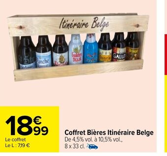 Coffret BiÚres itinéraire Belge