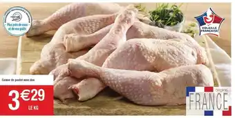 Cora x Carrefour Cuisse de Poulet Avec Dos offre