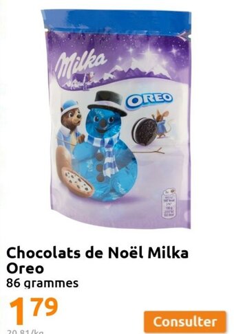 Action Chocolats de Noel Milka Oreo offre