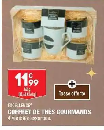 ALDI Excellence coffret de thés gourmands offre