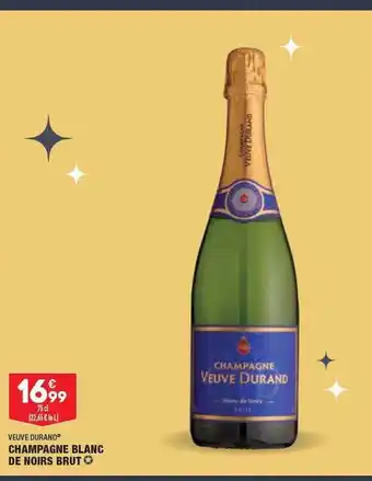 ALDI Veuve durand champagne blanc de noirs brut offre