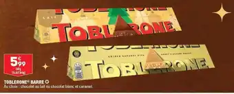 Toblerone barre