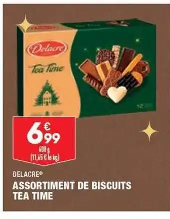 ALDI Delacre assortiment de biscuits tea time offre