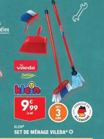 ALDI Klein set de ménage vileda offre