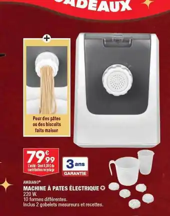 ALDI Ambiano machine à pates électrique offre