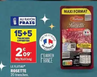 Le flutiau rosette