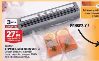Ambiano appareil mise sous vide