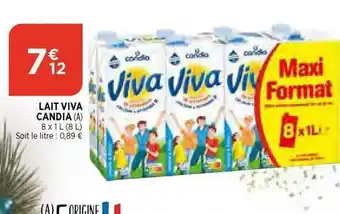 Bi1 Lait viva candia offre