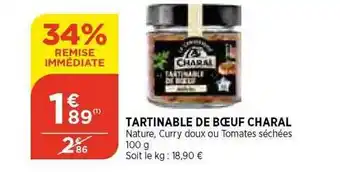 Bi1 Tartinable de bœuf charal offre