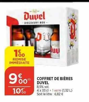 Bi1 Coffret de bières duvel offre