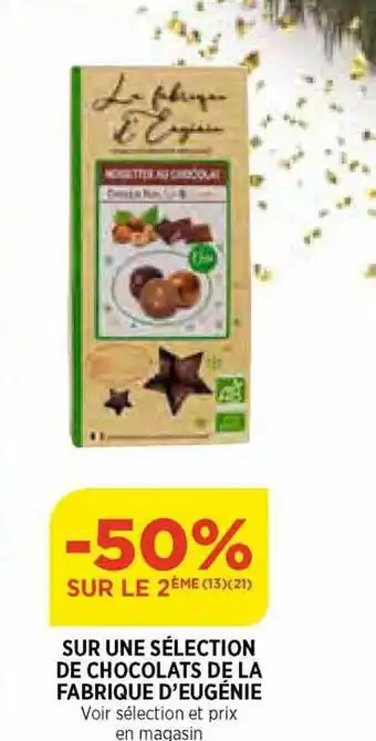 Bi1 Chocolats de la fabrique d'eugénie offre