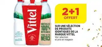 Produits identiques de la marque vittel