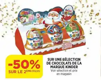 Bi1 Chocolats de la marque kinder offre