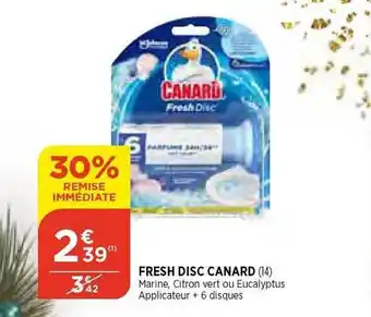 Fresh disc canard
