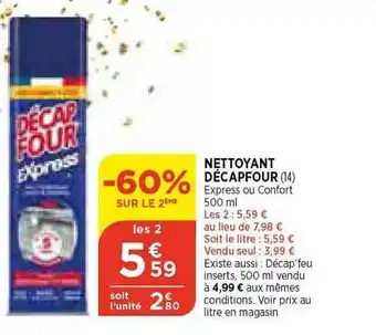 Bi1 Nettoyant décapfour offre