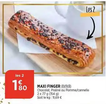 Bi1 Maxi finger offre