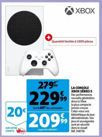 Auchan La console xbox séries s offre