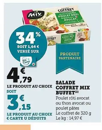 Salade coffret mix buffet