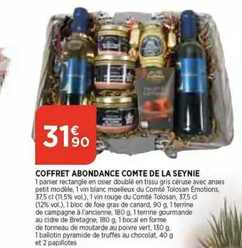 Bi1 Coffret abondance comte de la seynie offre