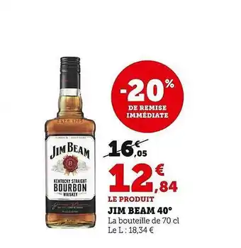 Jim beam 40°