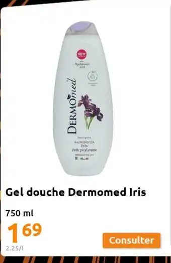 Action Gel Douche Dermomed Iris offre